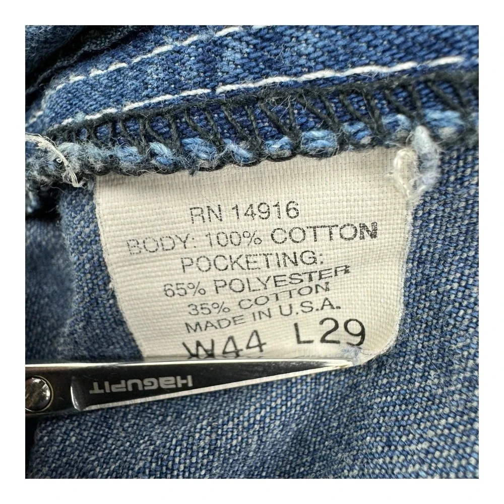 Pointer‎ Brand 5 Pocket Cotton Carpenter Jeans Blue Size 42x26 Made in USA
